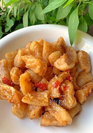 Hình của món Tóp Mỡ Mắm Tỏi Ớt NCKD.