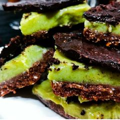 A picture of Avocado Cocoa Slices.
