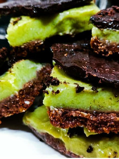 A picture of Avocado Cocoa Slices.