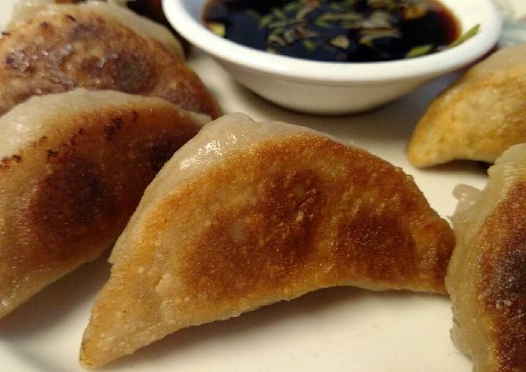 Steps to Make Any-night-of-the-week Potstickers with dough recipe
