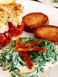 A picture of Creamy Spinach.