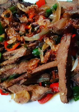 Foto resep Spicy beef teriyaki