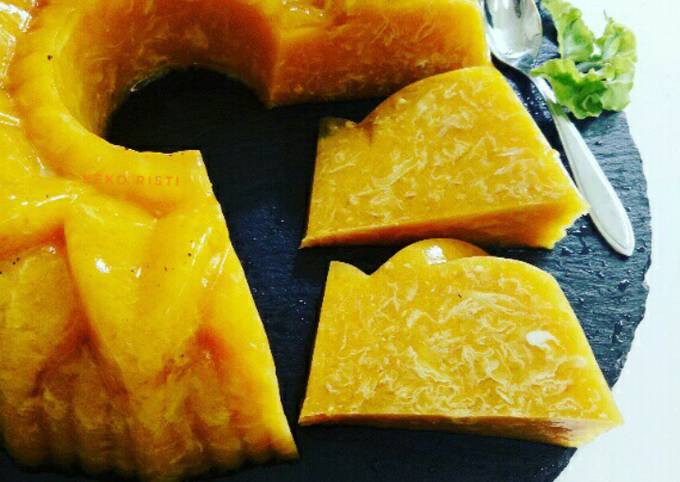 Recipe: Perfect Puding Lumut Labu Kuning