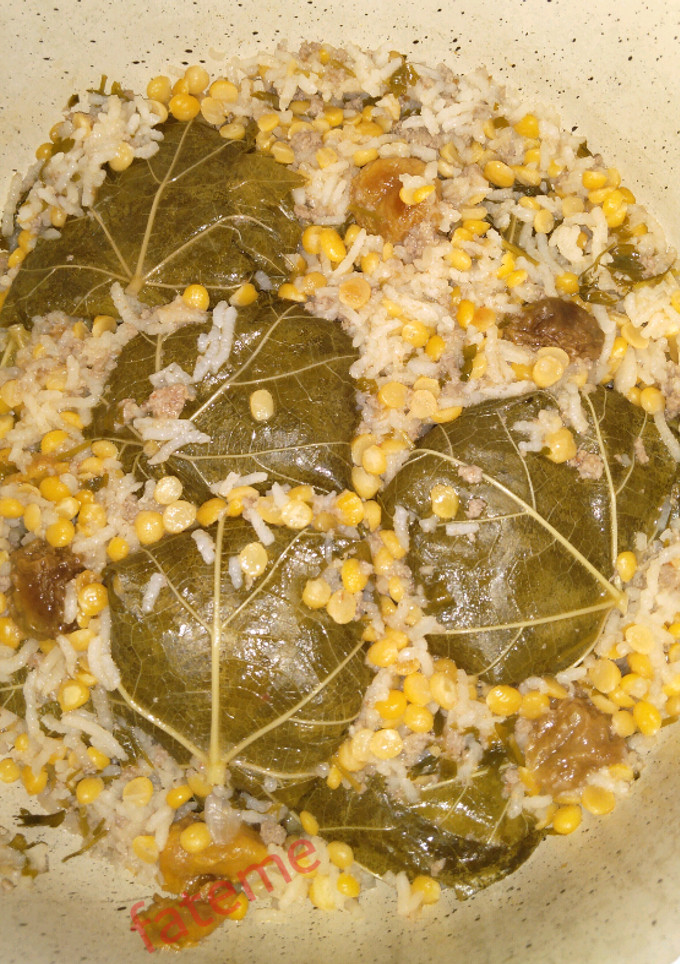 عکسی از دستور دلمه