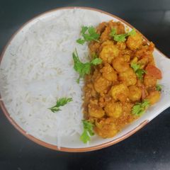 A picture of Masala Shrimp.
