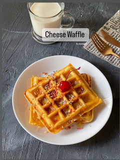 Foto resep Cheese waffle