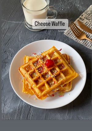 Foto resep Cheese waffle