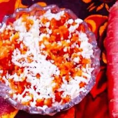 A picture of Gajar ka halwa.