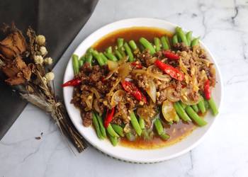 Resep Baru Buncis daging ala resto Yummy Mantul