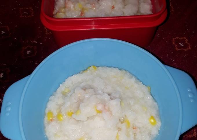 Langkah Mudah untuk Menyiapkan MPASI tim udang jagung (seperti yg dijual bubur bayi sehat) Anti Gagal