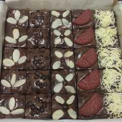 รูปของ Shiny fudge brownies