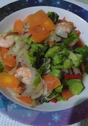 Foto resep Cah brokoli udang