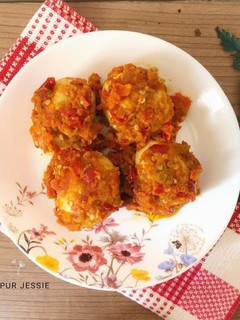Foto resep Telur Balado (versi tanpa kuah)