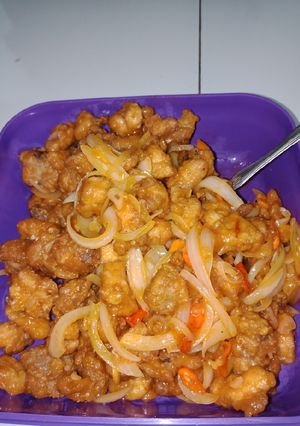 Foto resep Chicken fillet with sweet sour sauce
