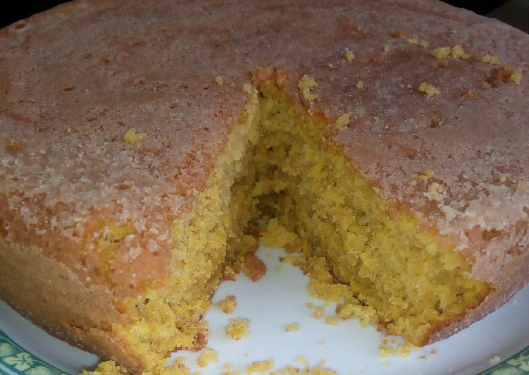 Steps to Make Homemade Ginger Pumpkin Cake with Whole Meal Flour