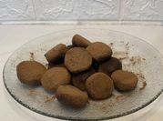 Una foto de brigadeiro sin crema de leche