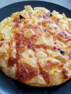 Foto di Frittata di patate e speck in friggitrice ad aria