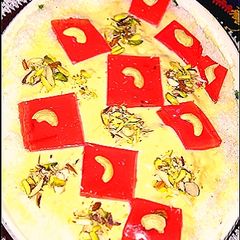 A picture of Vanilla Fruit Custard 😋😋😋.