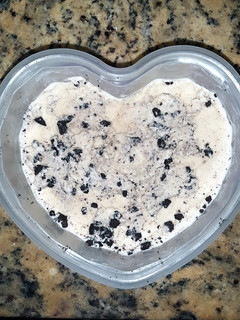 Una foto de Helado casero de cookies & cream