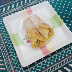 A picture of EGG AND POTATO ROLL.. Andey AALOO Ka Bhurta Roll.