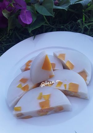 Foto resep Puding Mozaik 🥥 Mangga