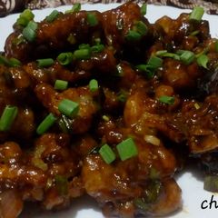 A picture of Cauliflower Manchurian.