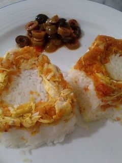 عکسی از دستور هویج پلو با مرغ