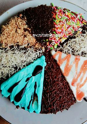 Foto resep Brownies pizza