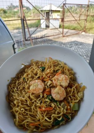 Foto resep Mie goreng udang
