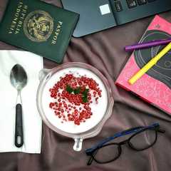 A picture of Bubur mutiara.