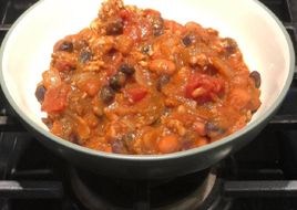 Fall-In-A-Bowl Crockpot Pumpkin Chili