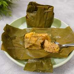 Barongko Pisang Vegan (No Telur & SKM)-レシピのメイン写真