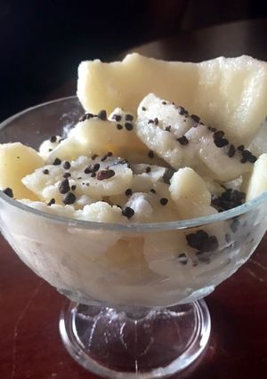 Una foto de Helado de limón sin crema de leche