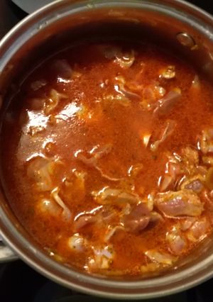 Zúzapörkölt recept fotója