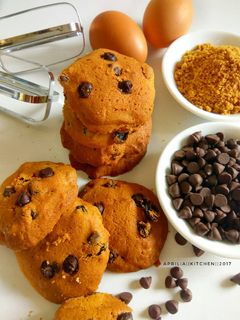 Foto resep Chocochips cookies with palm sugar #PR_Kuekering
