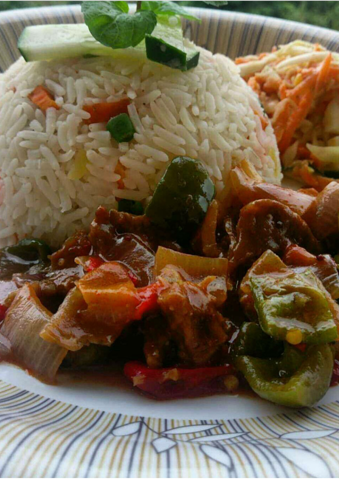 A picture of Chilli beef.