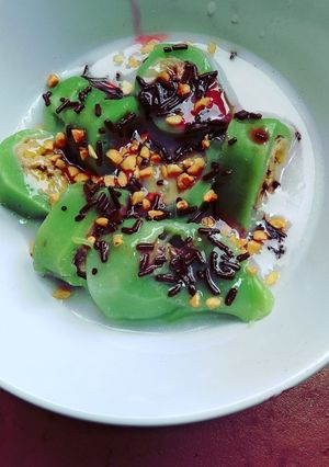 Foto resep Es pisang ijo
