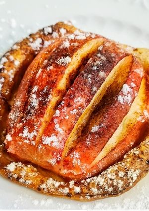 Una foto de Hojaldre con manzana