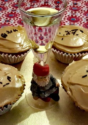Una foto de Cupcakes de zanahoria y nueces