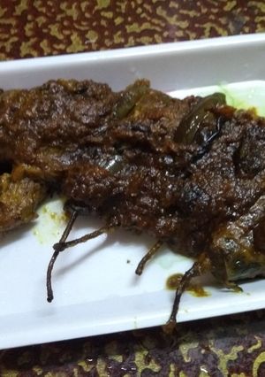 A picture of Masala baingan.