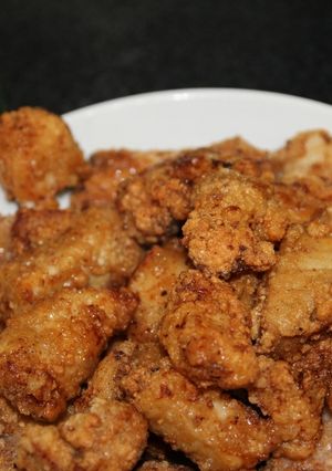 酥炸檸檬旗魚塊 的食譜成品照片