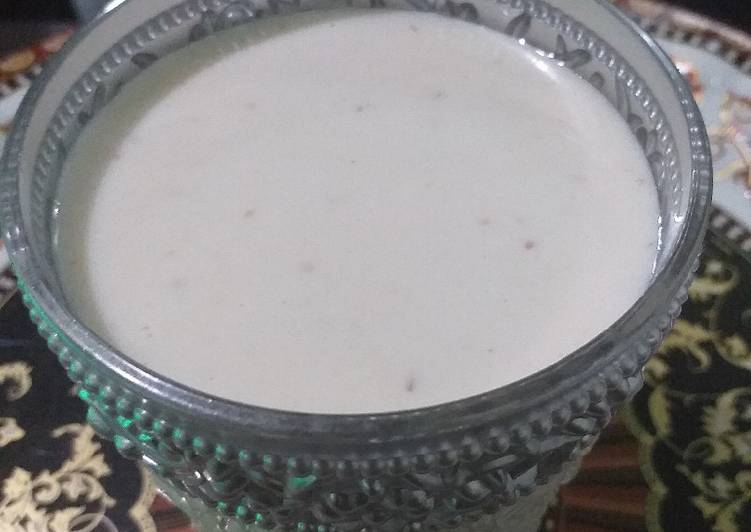 Easiest Way to Prepare Super Quick Homemade Almond milk drink