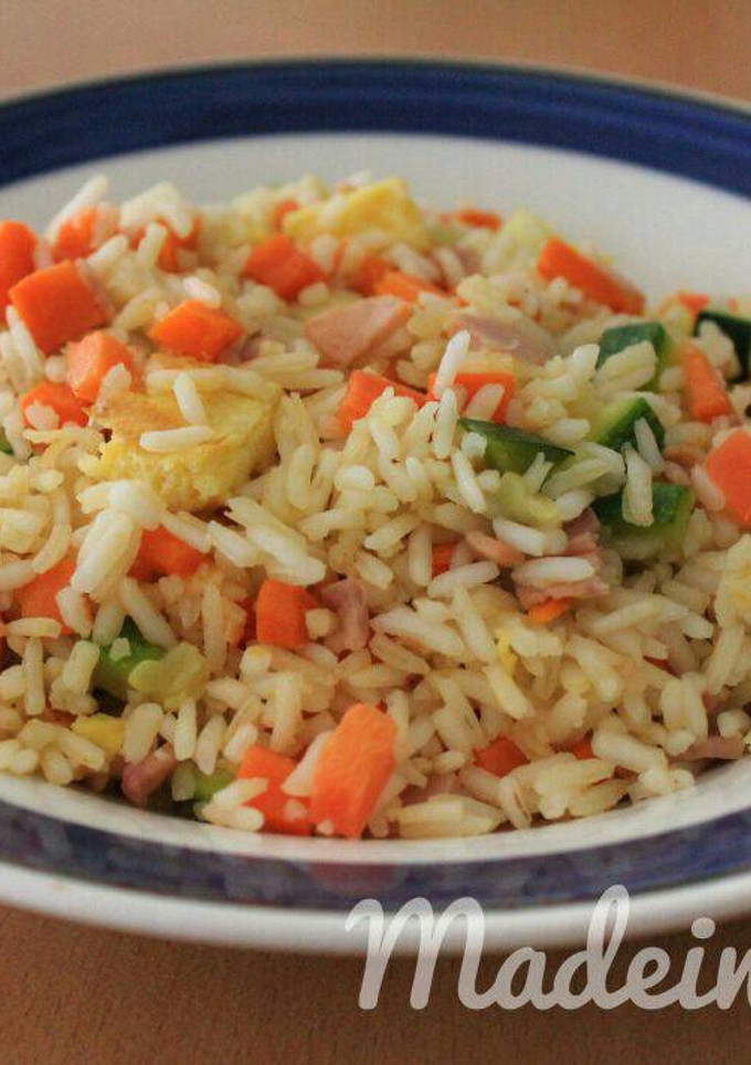 Una foto de Arroz con verduras