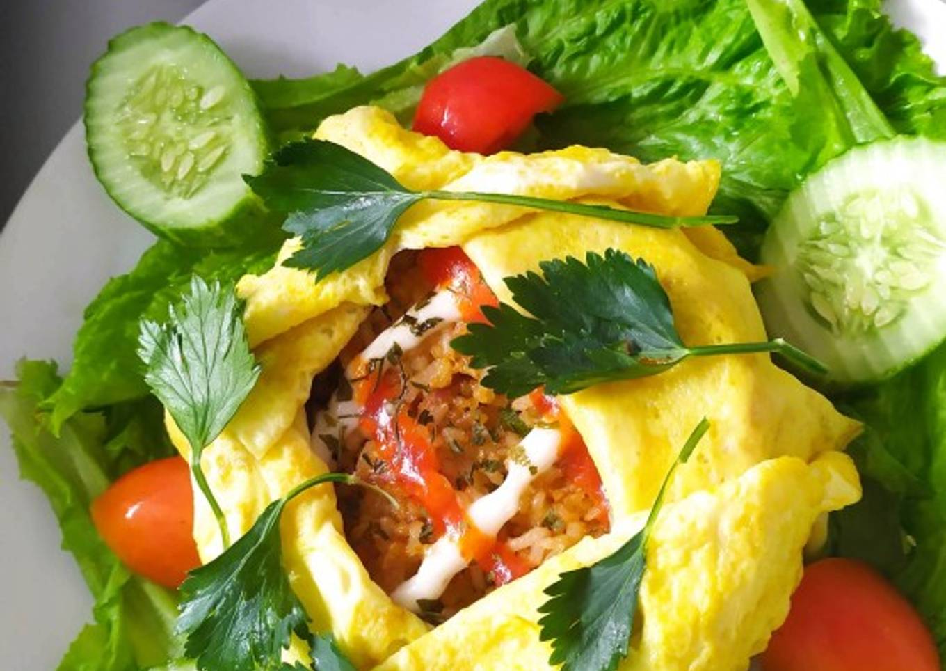 Nasgor Berselimut Mentai Ayam