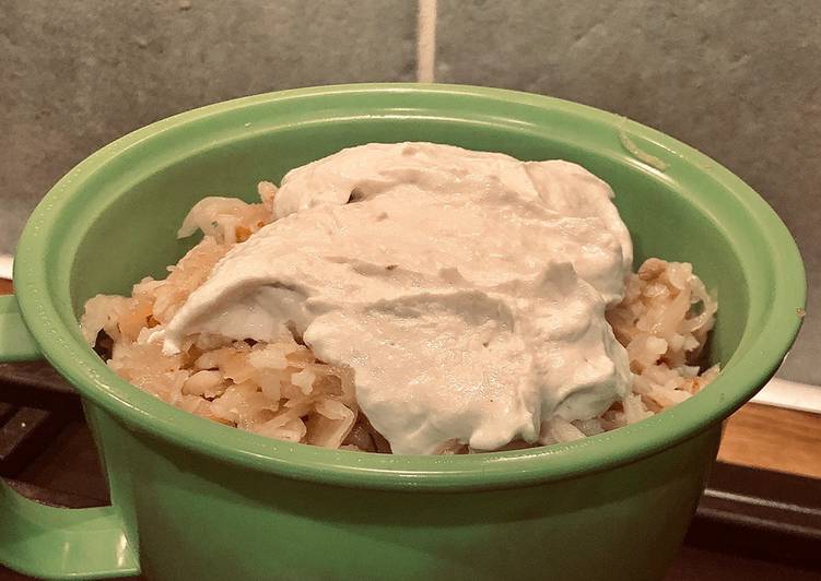 Recipe of Perfect Sunflower seeds based vegan soured cream