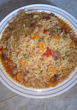 A picture of Indomie.