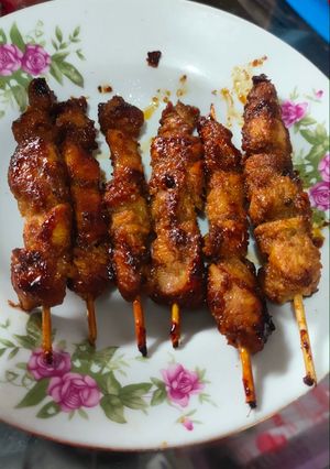 Foto resep Sate ayam maranggi berbumbu..