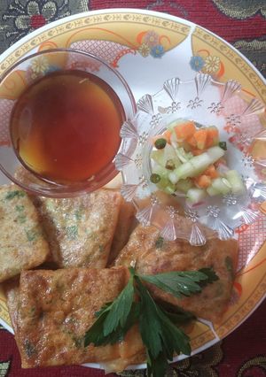 Foto resep Martabak telur isi kornet