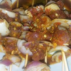 A picture of Peppered stick meat.