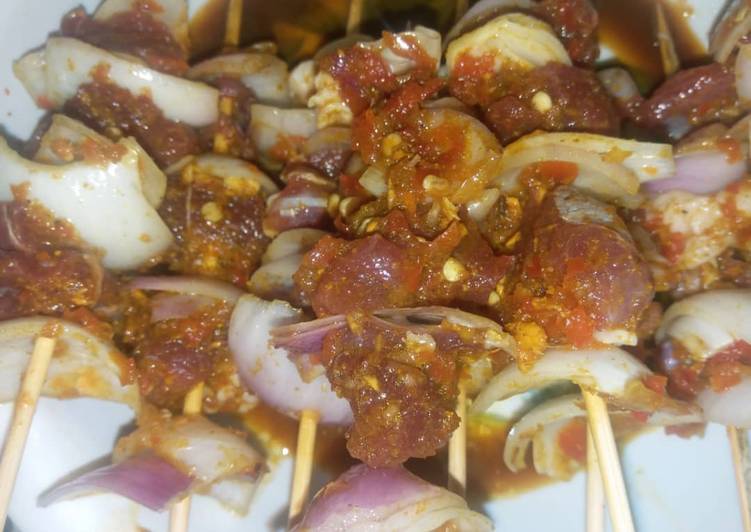 Recipe of Appetizing Peppered stick meat